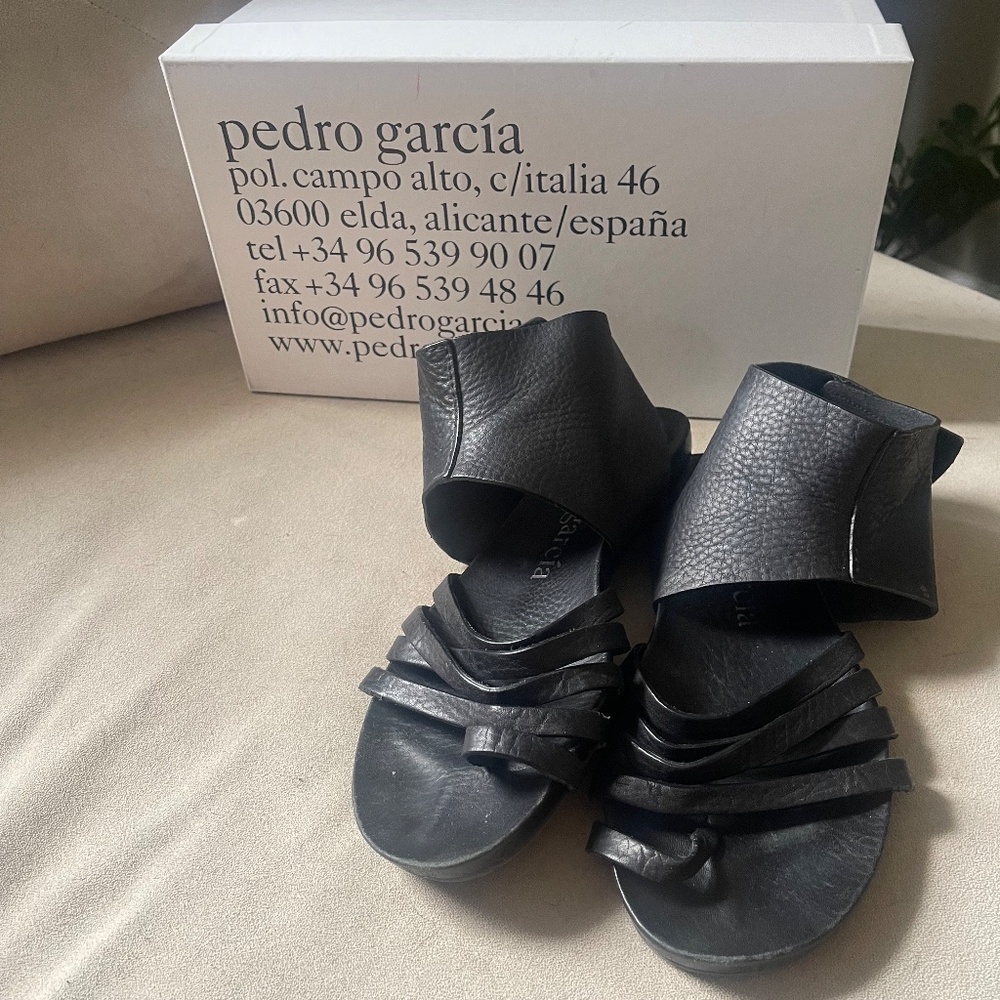 Pedro Garcia Jezebel Black 36.5 Sandal